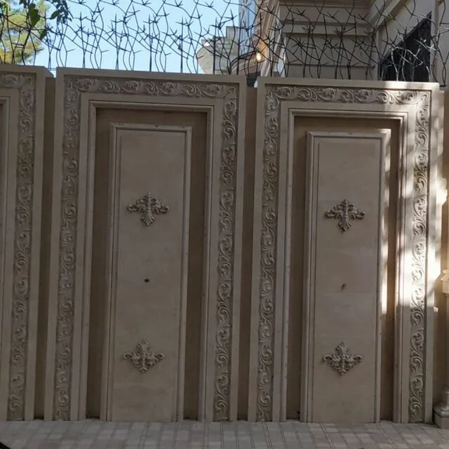 دروازه و جزئیات سنگی | سنگ‌کاری تقانی